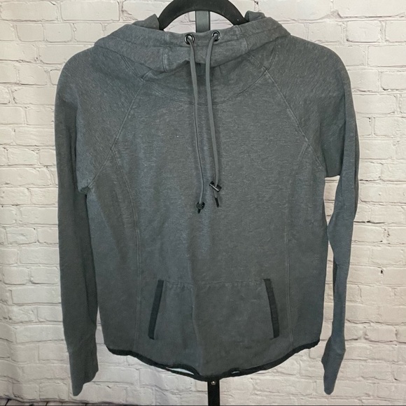 Athleta Brown Grey Hoodie Size Small - Picture 1 of 4